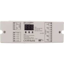 INTEGRATECH - Control DMX RGB/RGB+W 12-36VDC 4x8A - SR-2102BEA