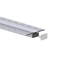 INTEGRATECH - KIT alu performax plâtre 60x12 protection 3m - PR-PERPL6012A-P3