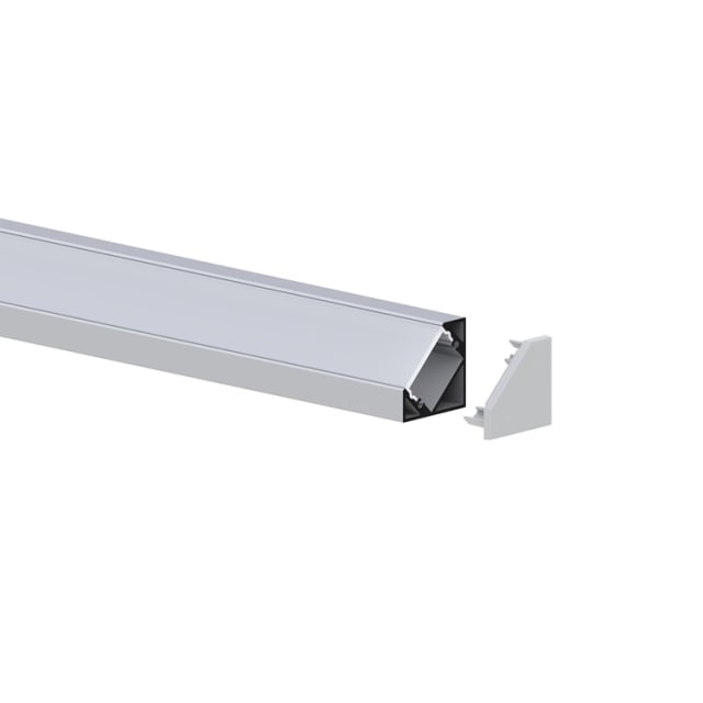 INTEGRATECH - KIT blanc performax angle 20x20 opaque in cover 3m - PR-PERCO2020W-O3