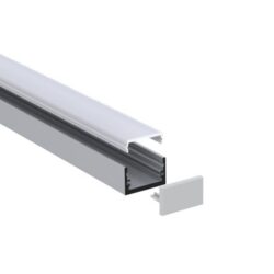 INTEGRATECH - Kit alu performax 20x12 opaque in cover 2m - PR-PER2012A-O2