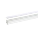 INTEGRATECH - Profile led SL15 en aluminium anodisé AL6063 en finition blanche RAL9016. Kit co - SL15W-M2