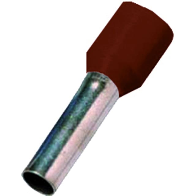 Intercable tools - Embout de câble isolé DIN46228 10mm² 12mm brun - 181501