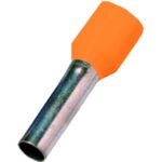 Détails visibles de Embout de câble isolé DIN 46228 4 mm² orange pour Embouts de câblage