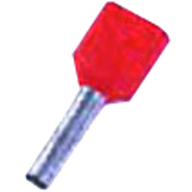 Intercable tools - Embout de câble isolé double 2 x 10mm² 14mm rouge - 180748