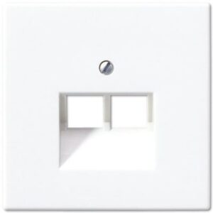 Jung - Plaque central pour 2x prise IAE/UAE LS990 crème - LS969-2UA