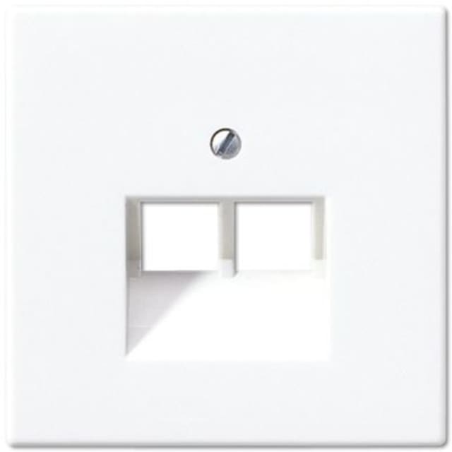 Jung - Plaque central pour 2x prise IAE/UAE LS990 crème - LS969-2UA Jung - Plaque central pour 2x prise IAE/UAE LS990 crème - LS969-2UA