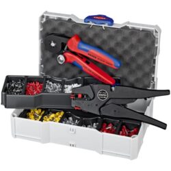 KNIPEX - Assortiment de cosses + pince à sertir & pince à dénuder