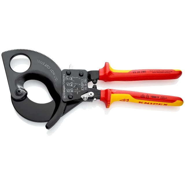 KNIPEX - Coupe-câbles à cliquet VDE KNIPEX - Coupe-câbles à cliquet VDE
