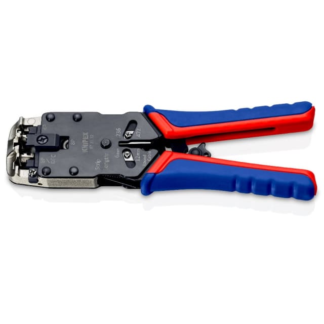 KNIPEX - Pince à sertir pour fiches Western RJ10 / RJ11 / RJ12 / RJ45