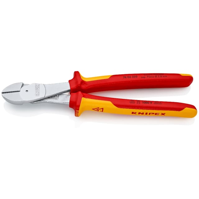 KNIPEX - Pince coupante de côté forte démultipl. VDE