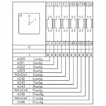 Interrupteur rotatif 1 pôle 20A IP66 60° 70011736 – Image 2