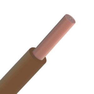 LAPP CABLE - H07Z-K fil sans halogène souple 750v Eca 90°c brun 10mm² - 4726035/100