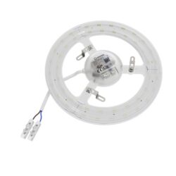 Module LED magnétique anneau 22W AC, finition blanc
