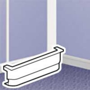 Adaptateur cadre pour moulure DLP 12,5 mm, finition blanc