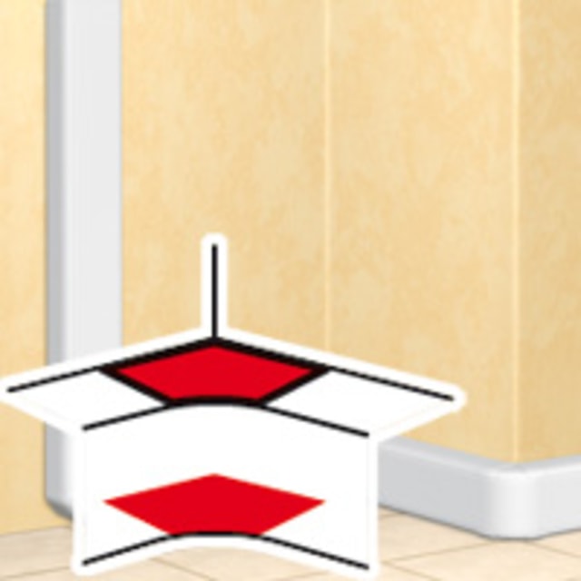 LEGRAND - Angle int. variable DLP design 50x80/50x105mm - 010602