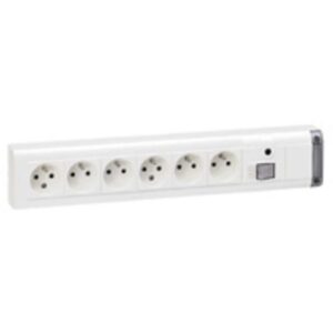 LEGRAND - Bloc multipr.6x(2P+T)+int+disj 10/16A 250V blanc sans cordon - 050617