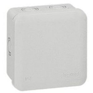 LEGRAND - Boîte carrée Plexo IP 55 étanche - gris - 7 entrées - 092014
