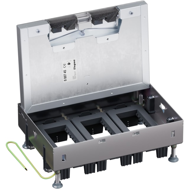 LEGRAND - Boîte de sol affleurante métal pour béton 12 mod. horiz. - 080745