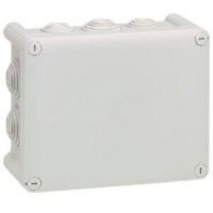 LEGRAND - Boîte rectangul. Plexo IP 55 étanche - gris - 10 embouts - 092052