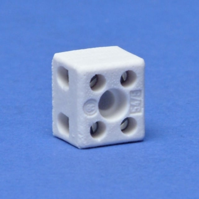 LEGRAND - Bornier porcelaine bipolaire 1 trou fix. - 21x18x16 - blanc - 034332 LEGRAND - Bornier porcelaine bipolaire 1 trou fix. - 21x18x16 - blanc - 034332