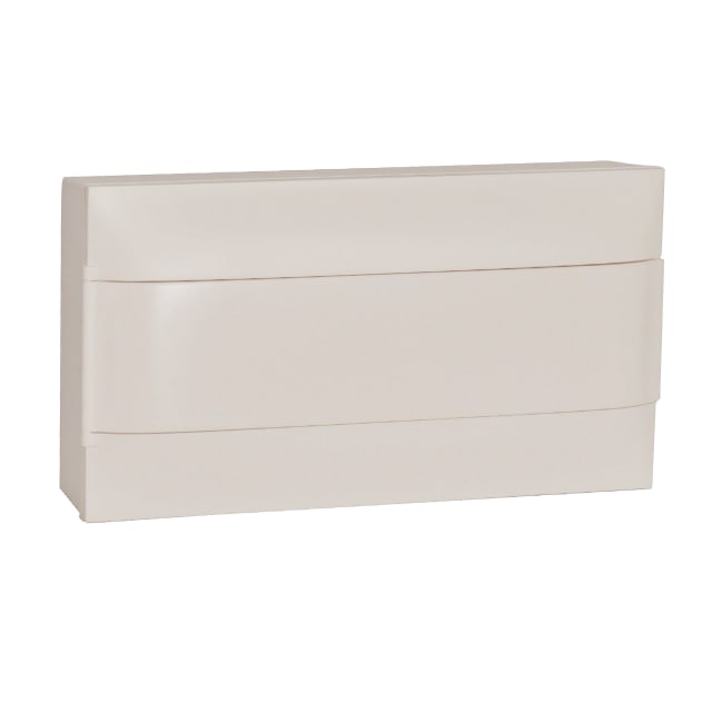 LEGRAND - Coffret saillie 1 rang-18 mod. porte blanche - Practibox - 137526