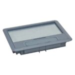 LEGRAND - Couvercle rectangulaire - plastique - gris RAL7031 - avec bord pour tapis-plain - 088000