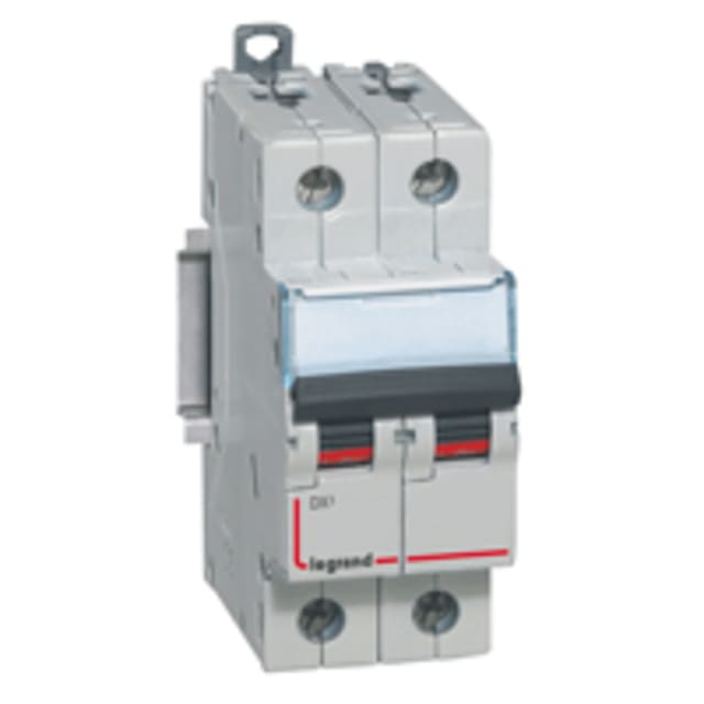 LEGRAND - Disjoncteur DX³ 10000A/16kA 2P C63 230/400V - 2 modules - 409208