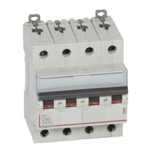 LEGRAND - Disjoncteur DX³ 6000A/10kA 4P C40 400V 4 modules - 407932