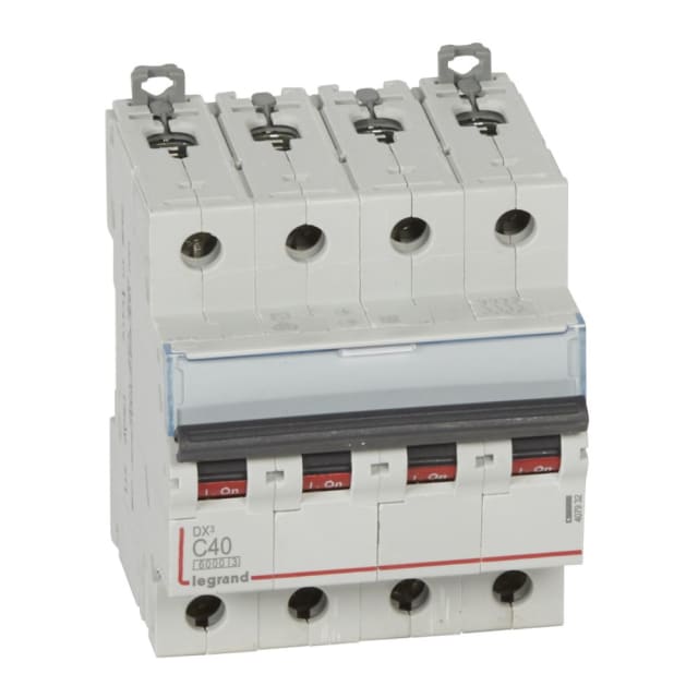 LEGRAND - Disjoncteur DX³ 6000A/10kA 4P C40 400V 4 modules - 407932