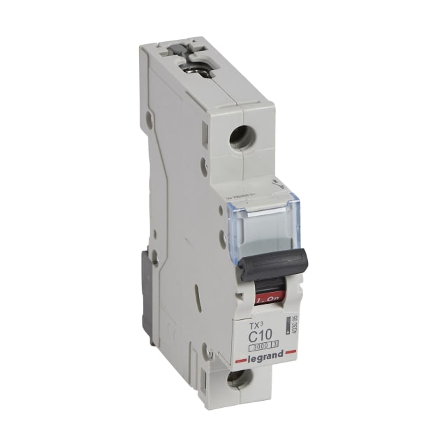LEGRAND - Disjoncteur TX³ 3kA 1P C10 230/400V - 1 module - 403095