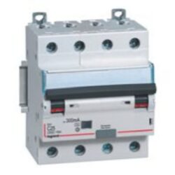 LEGRAND - Disjoncteur différentiel DX³ 4P 300mA C25 A 6000A/10kA - 4 modules - 411241