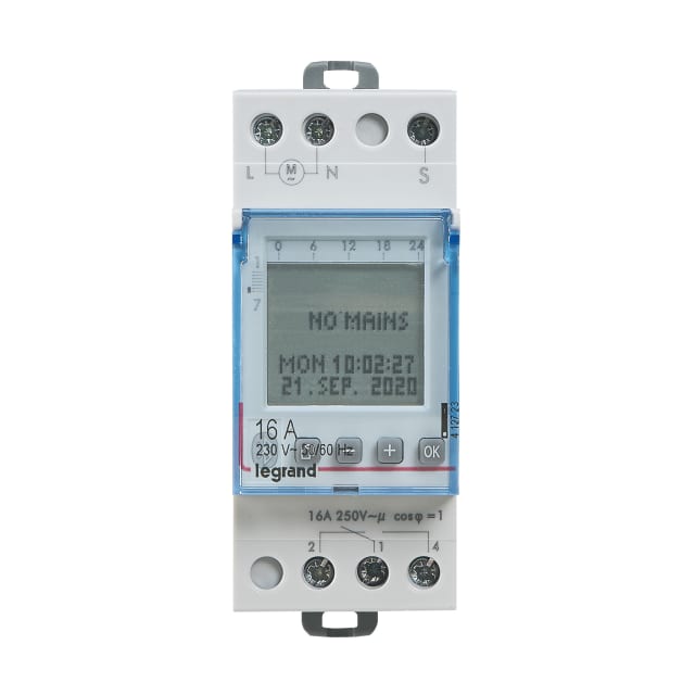 LEGRAND - Inter horaire hebdo/astro 1s. BLE 2 mod. - digital AlphaRex³ - 412723 LEGRAND - Inter horaire hebdo/astro 1s. BLE 2 mod. - digital AlphaRex³ - 412723