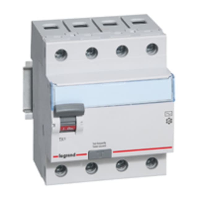 LEGRAND - Interrupteur différentiel TX³ 4P 300mA 80A Type A - 4 modules - 411787