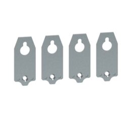LEGRAND - Kit de fixation murale - XL³HP 160 - Métal - 4 pièces - Fixation externe - 1FMM