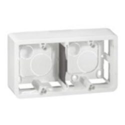 Cadre saillie horizontal 4/5 modules 40 mm, configuration visible