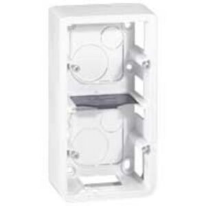 LEGRAND - Mosaic cadre saillie vert. 5 ou 2x2 mod. prof. 40mm - 080282