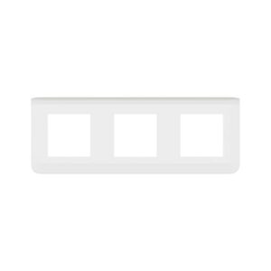 LEGRAND - Mosaic plaque 3x2 modules blanche entraxe 71mm vertical - 078823L