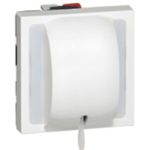 LEGRAND - Mosaic poussoir à tirage 6A 250V 2 mod. Blanc - 077044