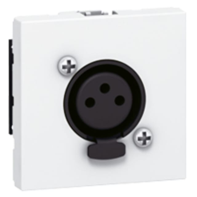 LEGRAND - Mosaic prise XLR neutrik fem. 2 mod. Blanc - 078755