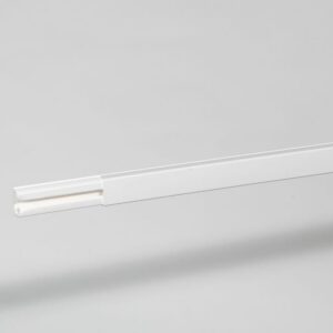 Détails visibles de Moulure 32 x 12,5 mm blanc 3 m avec couvercle pour Goulottes
