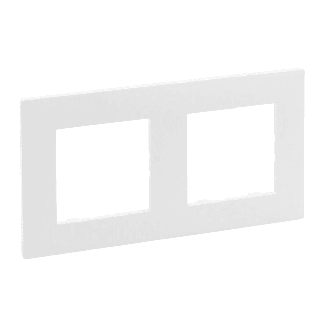 LEGRAND - Niloé plaque simple 2M blanc entraxe 71 hor./vert. - NNP112WH LEGRAND - Niloé plaque simple 2M blanc entraxe 71 hor./vert. - NNP112WH