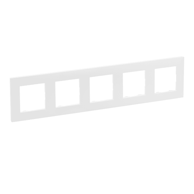 LEGRAND - Niloé plaque simple 5M blanc entraxe 71 hor./vert. - NNP115WH LEGRAND - Niloé plaque simple 5M blanc entraxe 71 hor./vert. - NNP115WH