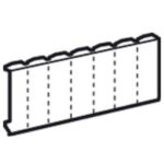 LEGRAND - Obturateur 13 modules Blanc RAL 9010 - 001662