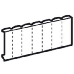 LEGRAND - Obturateur 13 modules Blanc RAL 9010 - 001662