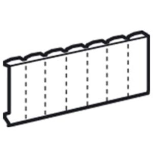 LEGRAND - Obturateur 13 modules Blanc RAL 9010 - 001662