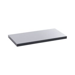 LEGRAND - Plaque de finition pleine inox - pour couvercle rectangulaire métal 8/12 modules - 088145