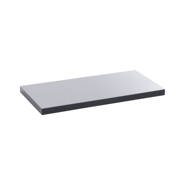 LEGRAND - Plaque de finition pleine inox - pour couvercle rectangulaire métal 8/12 modules - 088145