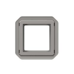 LEGRAND - Plexo adaptateur Mosaic 2 mod sans volet mécanisme gris - 069582L