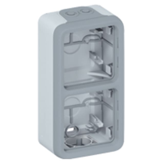 LEGRAND - Plexo boitier vert. 2 pos Entrees a embouts gris - 069661 LEGRAND - Plexo boitier vert. 2 pos Entrees a embouts gris - 069661