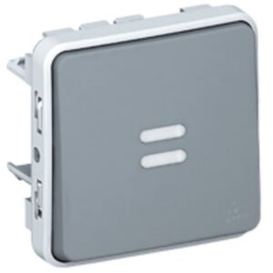 LEGRAND - Plexo deux direct.temoin 10a 250v composable gris - 069512